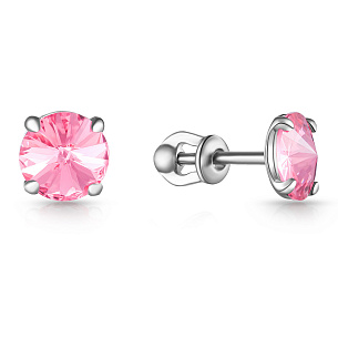 Пусеты из серебра