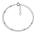 Браслет декоративный из серебра