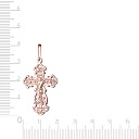 Крест из красного золота