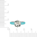 Кольцо из серебра с эмалью