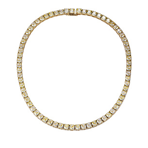 Колье из серебра с позолотой