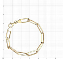 Браслет из желтого золота
