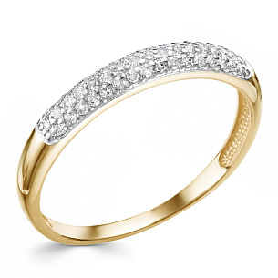 Кольцо из золота с бриллиантом