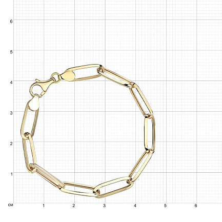 Браслет из желтого золота