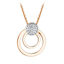 Колье из красного золота с бриллиантами