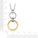 Колье из серебра с позолотой