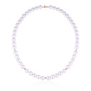 Бусы из красного золота с жемчугом