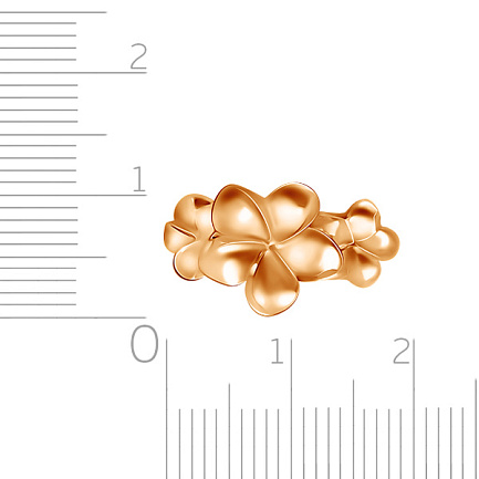 Кольцо из красного золота