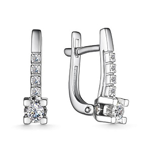 Серьги с английским замком 25725-200