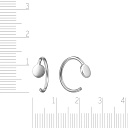 Серьги Пусеты из серебра