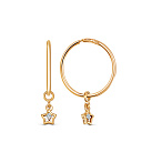 Серьги Конго детские