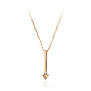 Колье из красного золота