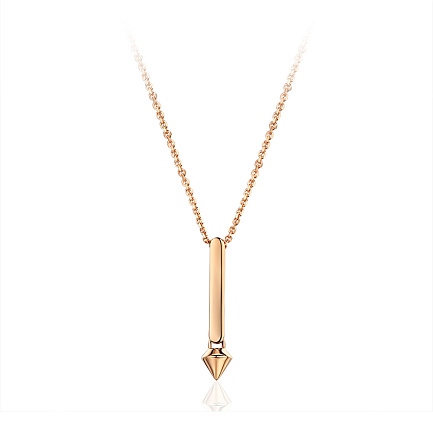 Колье из красного золота