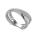 Кольцо из белого золота