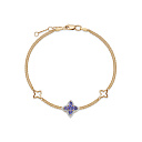 Браслет из красного золота с бриллиантами, танзанитом