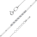 Браслет декоративный из белого золота с бриллиантами