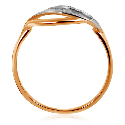 Кольцо из красного золота