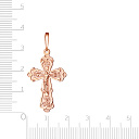 Крест из красного золота