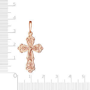 Крест из красного золота