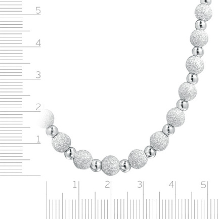 Браслет декоративный из серебра