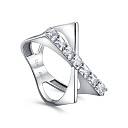 Кольцо из серебра с топазами