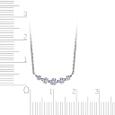 Колье из белого золота с бриллиантами