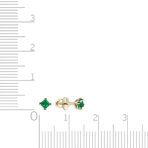 Серьги Пусеты