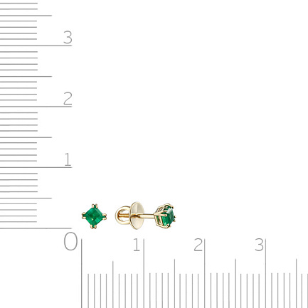 Серьги Пусеты