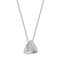 Колье из белого золота с сапфирами