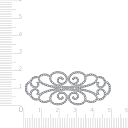 Кольцо из серебра с фианитом