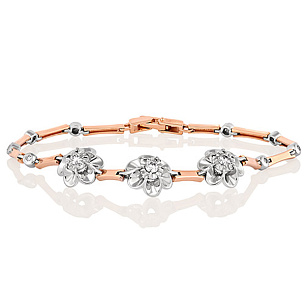 Браслет из красного золота