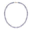 Бусы из красного золота с жемчугом