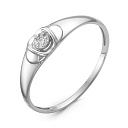 Кольцо из белого золота с бриллиантами