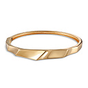 Браслет жесткий из красного золота