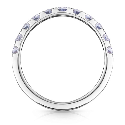 Кольцо из белого золота с бриллиантами