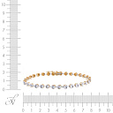 Браслет декоративный из желтого золота с бриллиантами