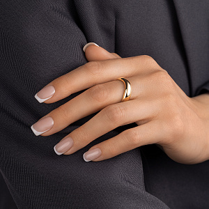 Кольцо из желтого золота