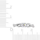 Кольцо из белого золота с бриллиантами