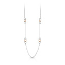 Колье из серебра с позолотой