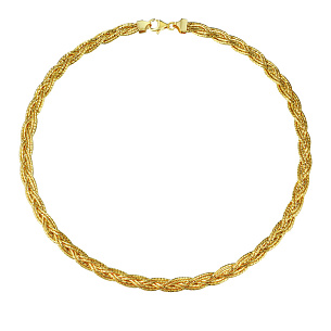 Цепь декоративная из серебра с золочением