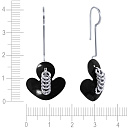 Серьги из серебра с эмалью