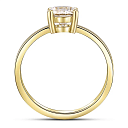 Кольцо из желтого золота с бриллиантом