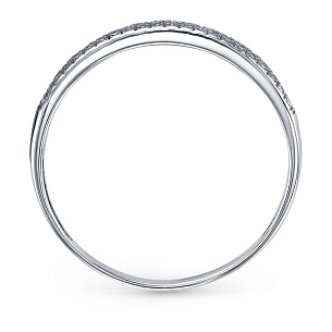 Кольцо из белого золота