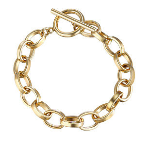 Браслет декоративный из серебра с золочением