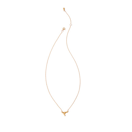 Колье из серебра с позолотой