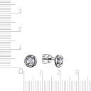 Серьги Пусеты