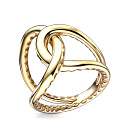 Кольцо из серебра с позолотой