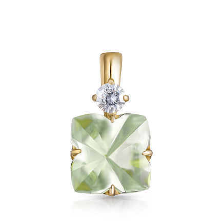 Подвеска из желтого золота