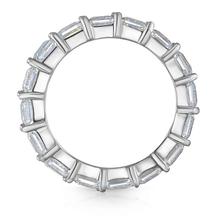 Кольцо из серебра с фианитом