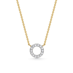 Колье из золота с бриллиантом